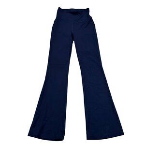 Lululemon Navy Groove Flare Yoga Pants High-Rise Sweat-Wicking Size 4 Activewear